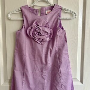 Seed Heritage Lilac Flower Appliqué Sleeveless Dress for Girls size 5